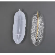 قالب سيلكون شكل ريشة