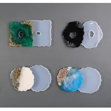 قالب سيلكون قاعدة أكواب متنوعة